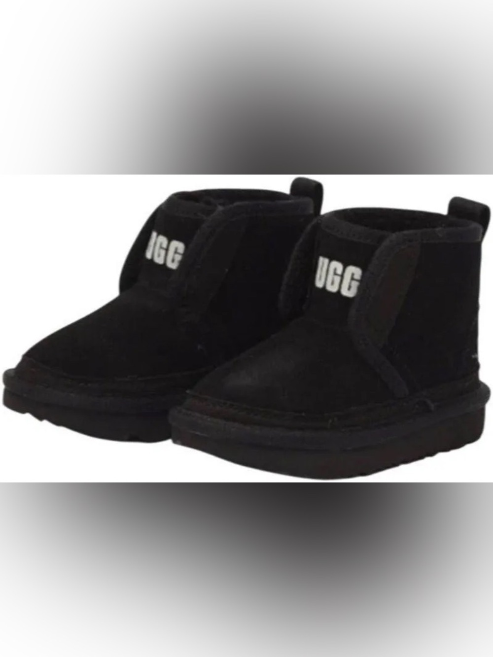 UGG Toddler Neumel EZ-Fit Suede Boots Black - Size 10